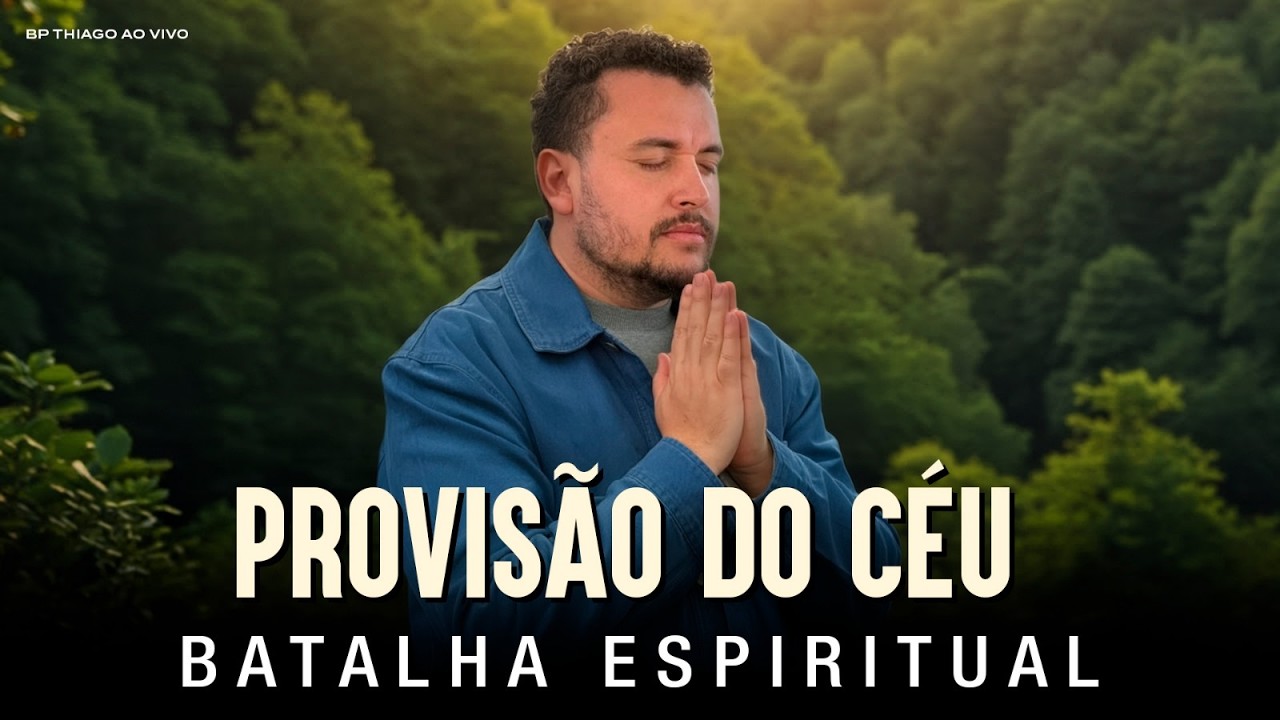 A PROVISÃO QUE VEM DO CÉU CHEGARÁ EM SUA VIDA 🙏 | Batalha Espiritual Ao Vivo | Bispo Thiago Garcia