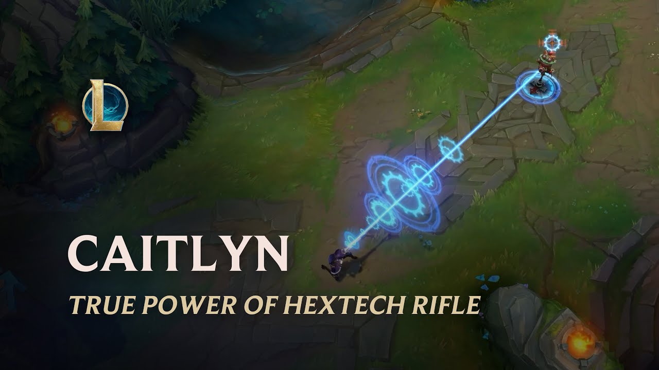 Caitlyn with Hextech Rifle in League || DOOM BOT Caitlyn