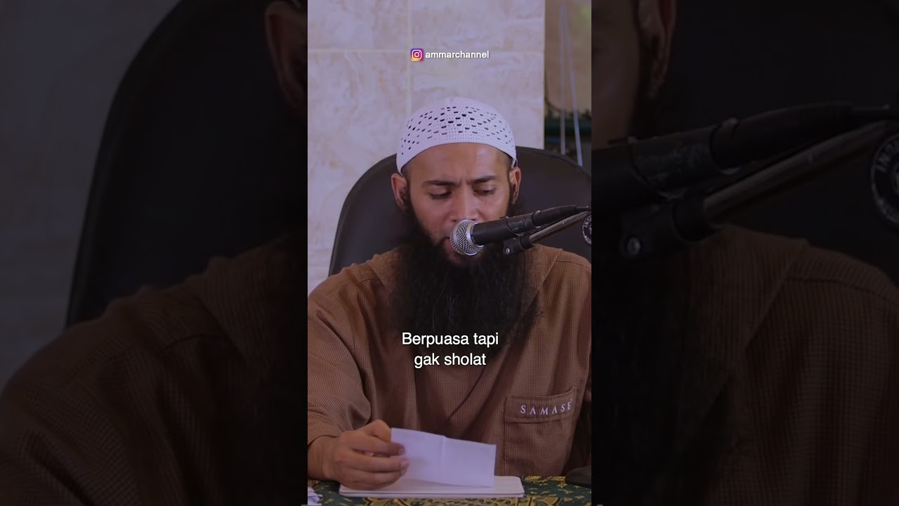 PUASA TAPI TIDAK SHOLAT, SAH KAH PUASANYA ? || USTADZ SYAFIQ RIZA BASALAMAH