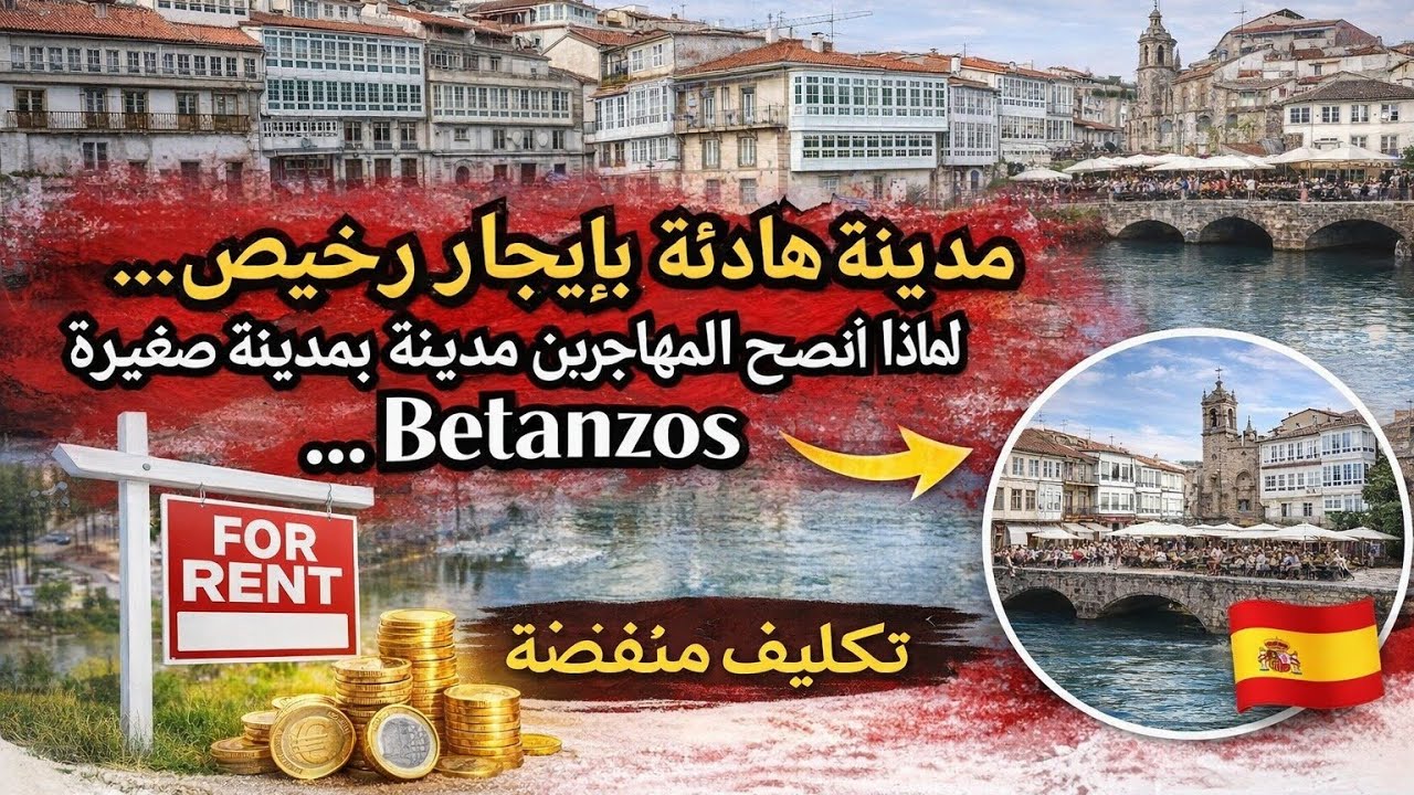  مدينة هادئة بإيجار رخيص.. لماذا انصح المهاجرين بمدينة صغيرة مثل Betanzos الاسبانية🇪🇸