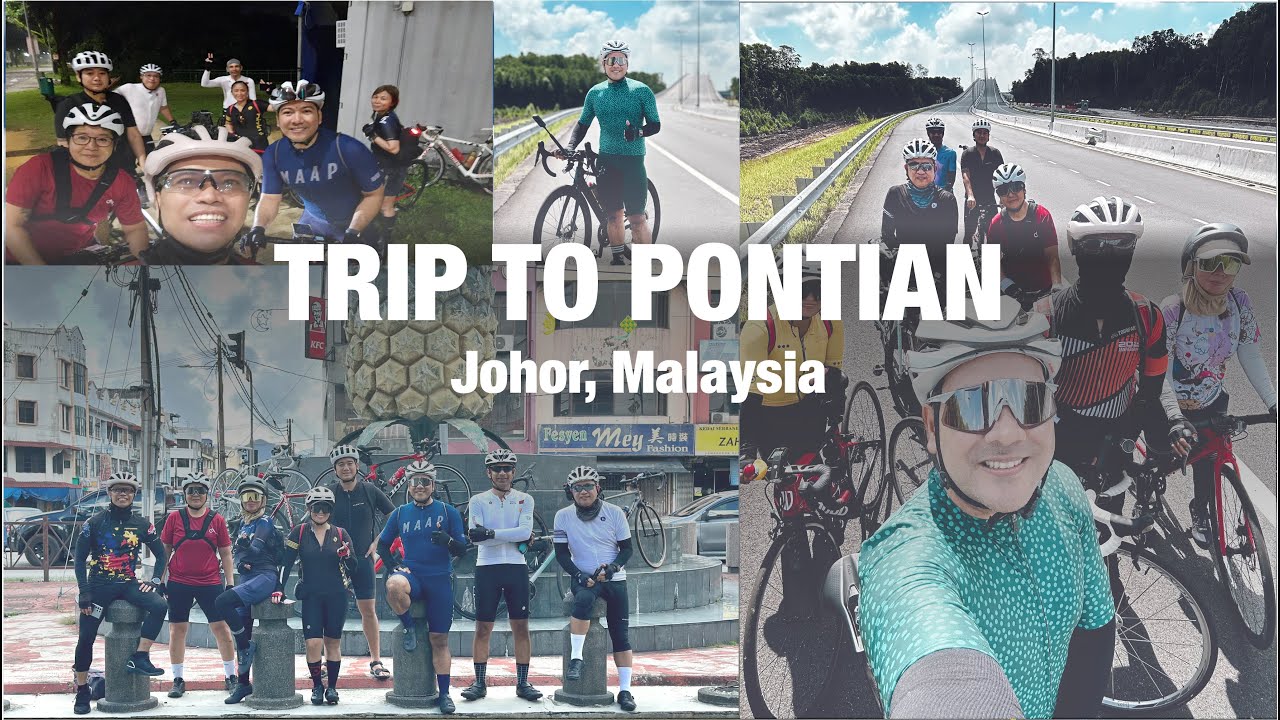 Cycling | Pontian, Johor Malaysia | New Sungai Pulai Bridge