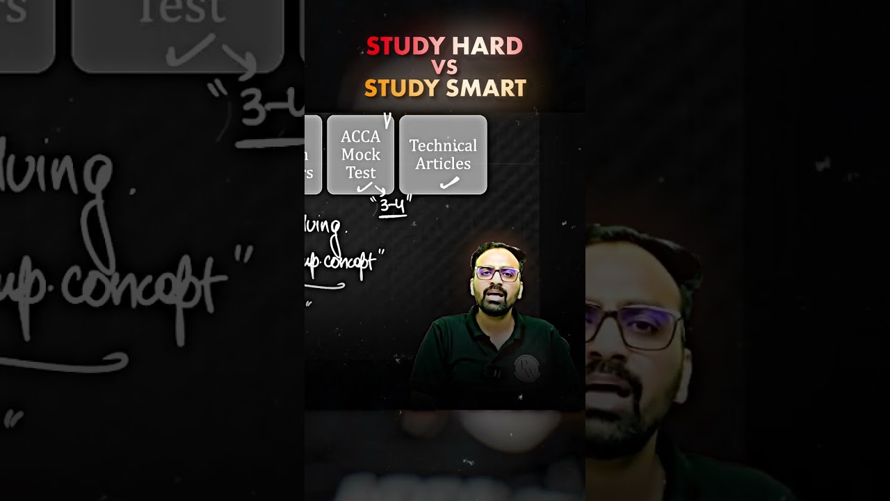 How 90% vs 10% Students Prepare for ACCA 📝 #accaknowledge #studyhacks