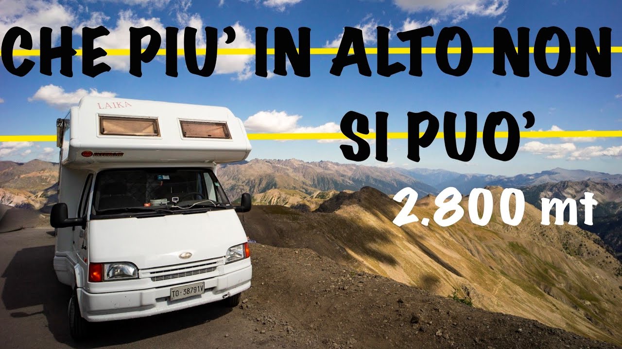 IN CIMA ALLA MONTAGNA CON IL CAMPER (La Bonette ) - Day 3 -🔥 ROAD TRIP DELLE ALPI
