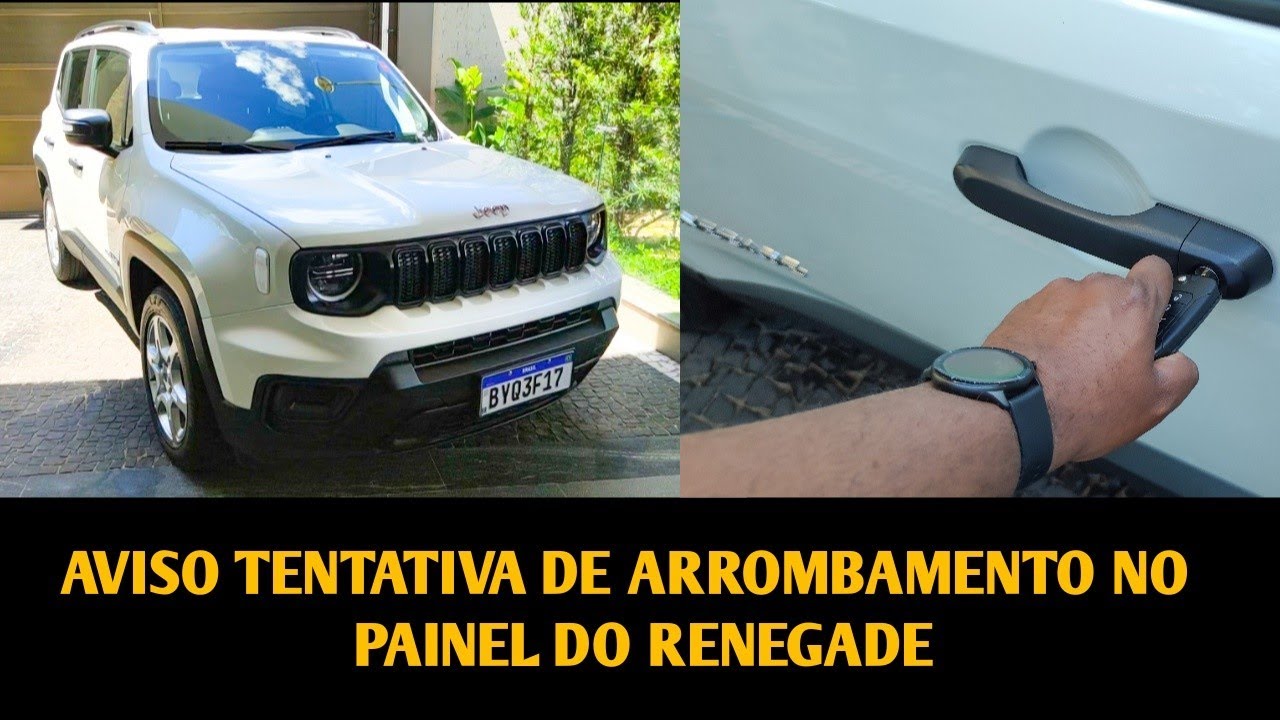 AVISO TENTATIVA DE ARROMBAMENTO NO PAINEL DO RENEGADE (SERÁ QUE TENTARAM ROUBAR?????)