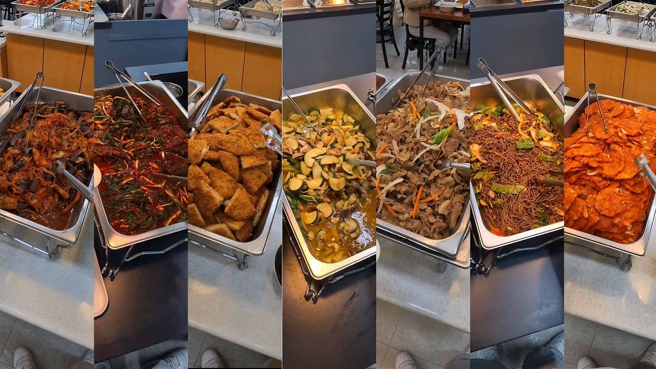 직장인 한식 부페 몰아보기 part 73