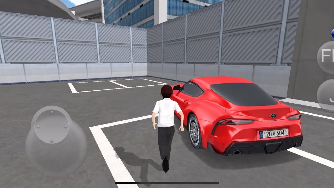 Buying Toyota supra mk4 Tow the car in trailer | 3D driving class |#gaming 
