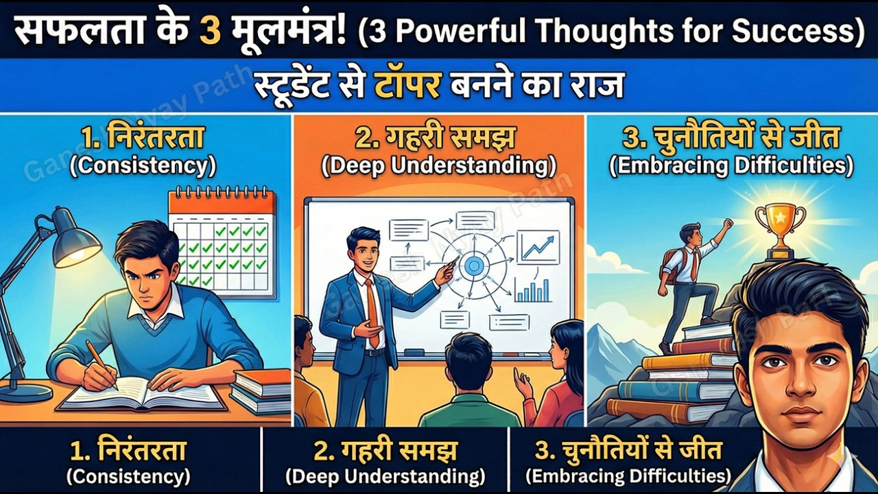 जब पढ़ाई में मन न लगे तो ये 3 बातें याद रखना! | Study Motivation in Hindi