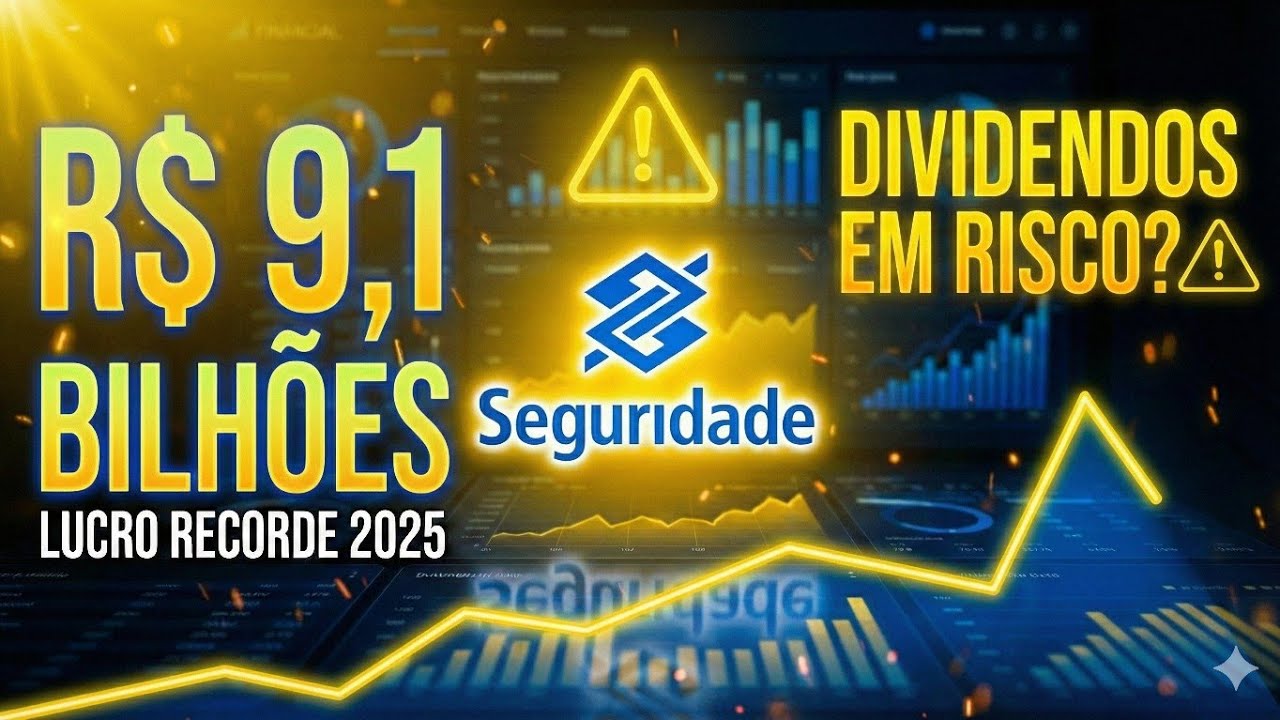 BB SEGURIDADE (BBSE3) RECORDE: R$ 9,1 BILHÕES DE LUCRO! DIVIDENDOS EM RISCO EM 2026? 📈