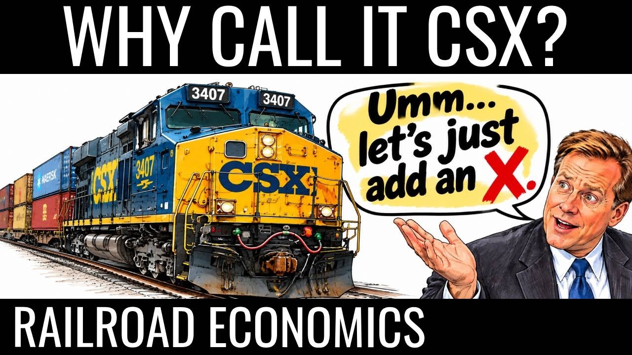 ЧТО ОЗНАЧАЕТ CSX? | КАК КРУПНАЯ АМЕРИКАНСКАЯ ЖЕЛЕЗНАЯ ДОРОГА ПОЛУЧИЛА СВОЁ НАЗВАНИЕ! | Railroad E...