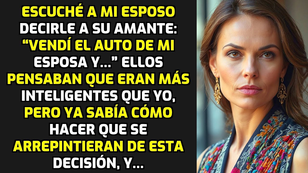 Escuché A Mi Marido Decirle A Su Amante: “Vendí El Auto De Mi Esposa Y…” HISTORIAS LA VIDA