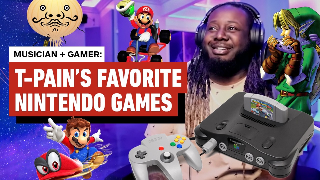 T-Pain Names His Favorite Nintendo Games