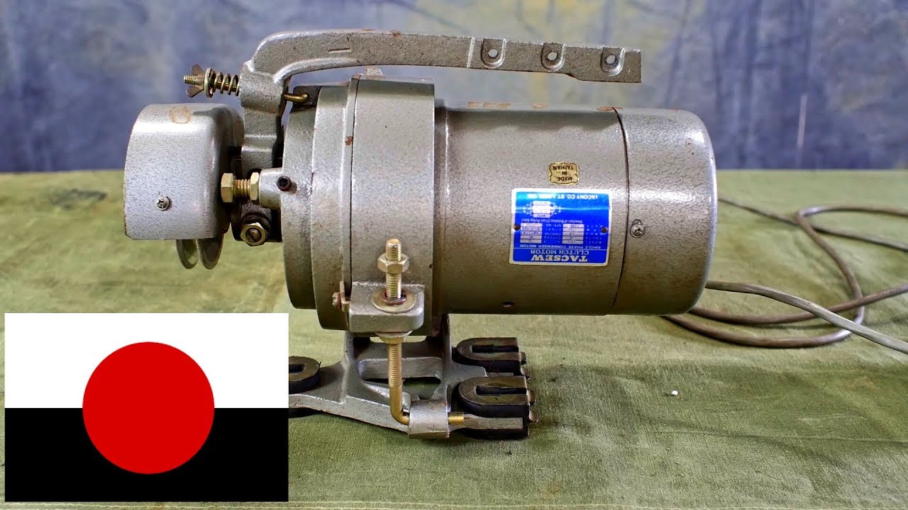 Industrial Sewing Machine Clutch Motor - Components Operation Wiring Diagram
