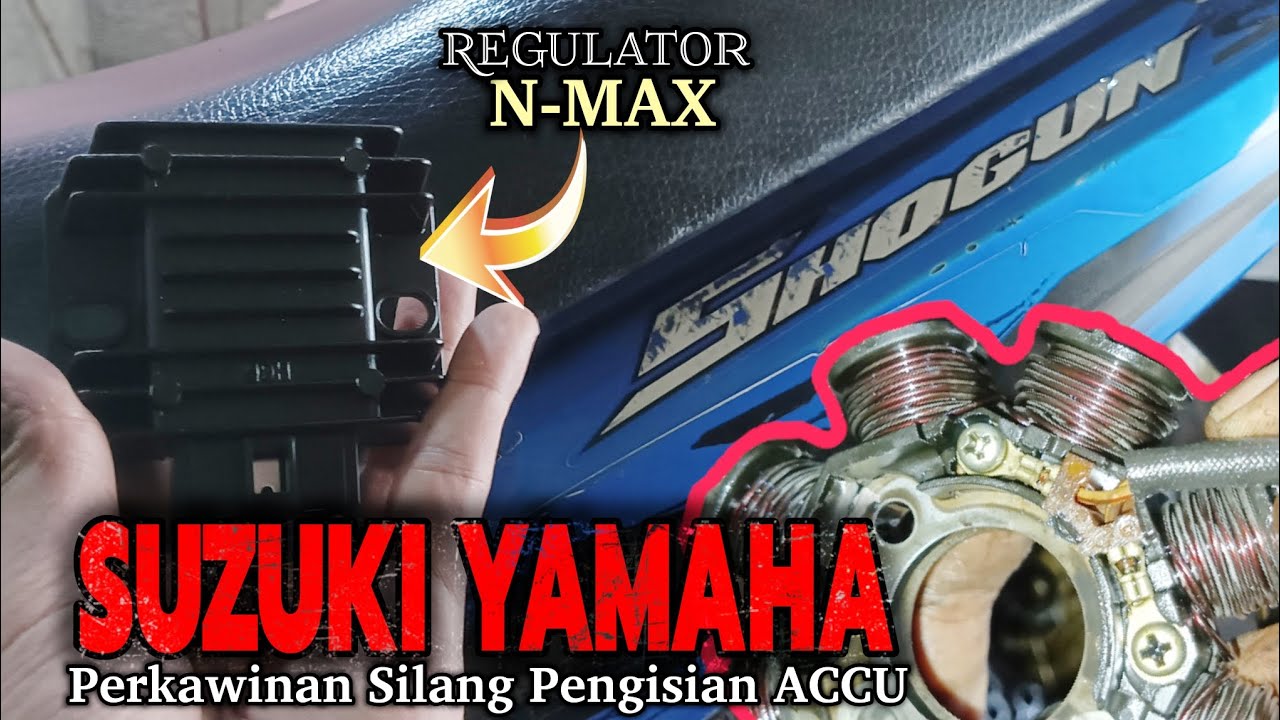🔴 PENGISIAN ACCU DI UBAH FULLWAFE❗Pasang Kiprok NMAX Di Motor SUZUKI Shogun SP 125 Saja