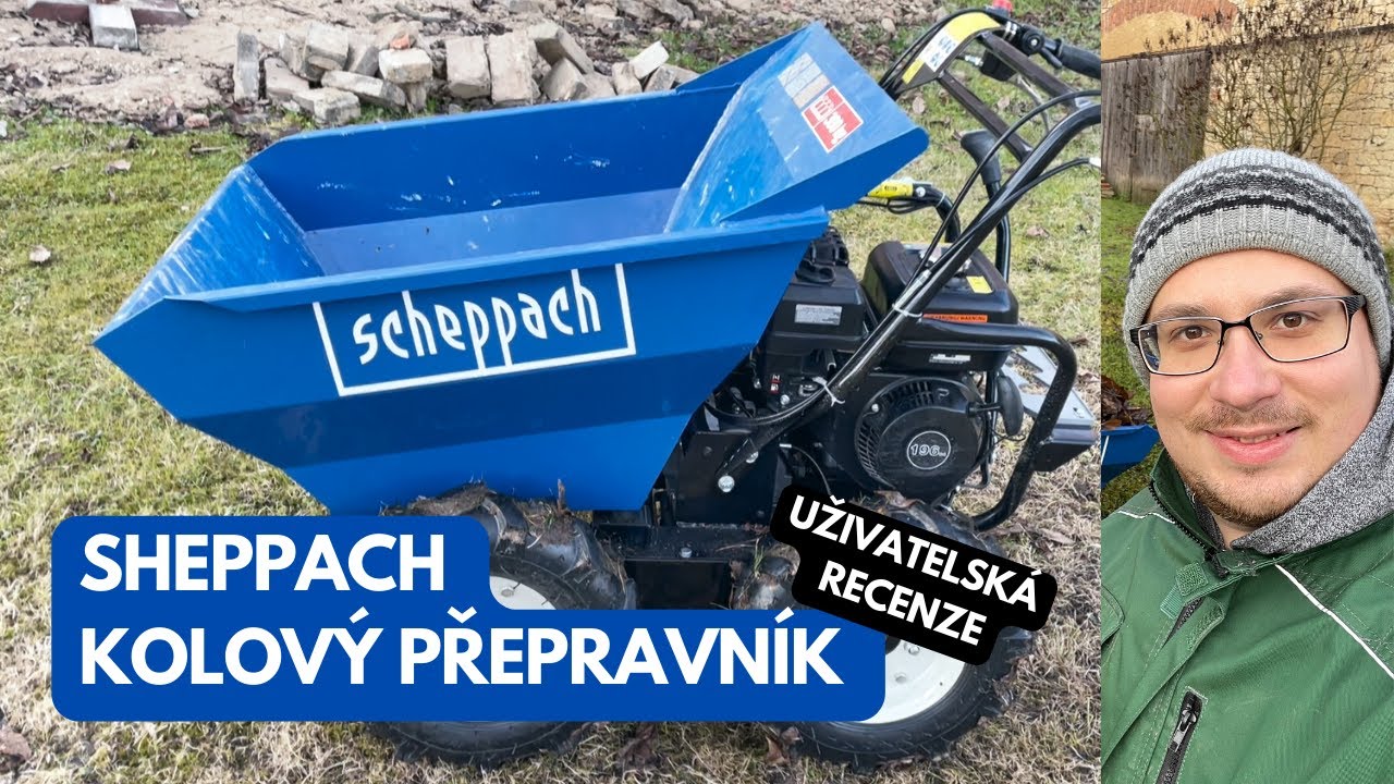 Kolový Přepravník Sheppach DP 3000 4x4 - Recenze