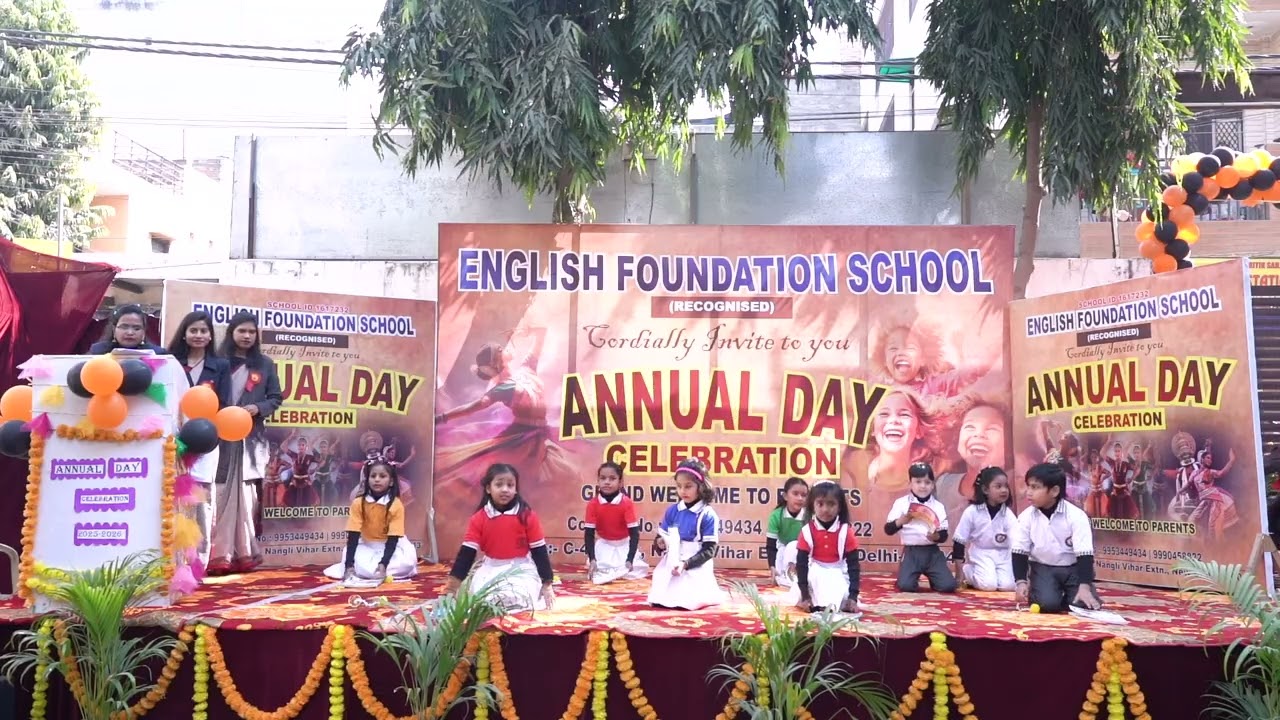 Annual Day Celebration 2026 | English Foundation School | Talent & Cultural Show