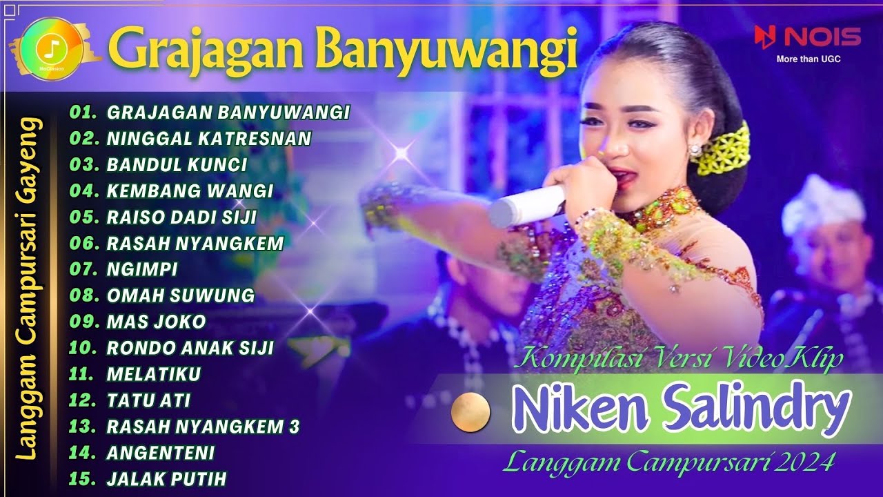 NIKEN SALINDRY - GRAJAGAN BANYUWANGI | KOMPILASI VIDEO LANGGAM CAMPURSARI GAYENG TERBARU 2024