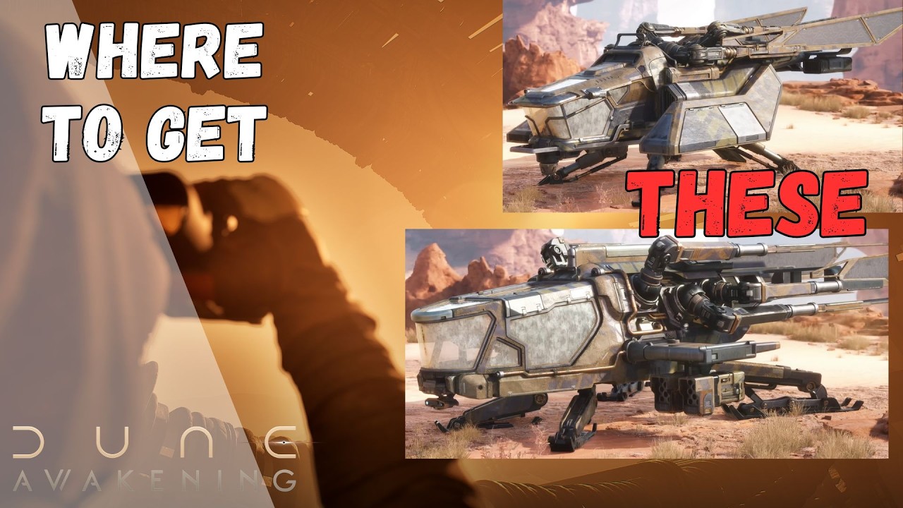Dune: Awakening | How to get the Ch3 Trailer Ornithopter Variants