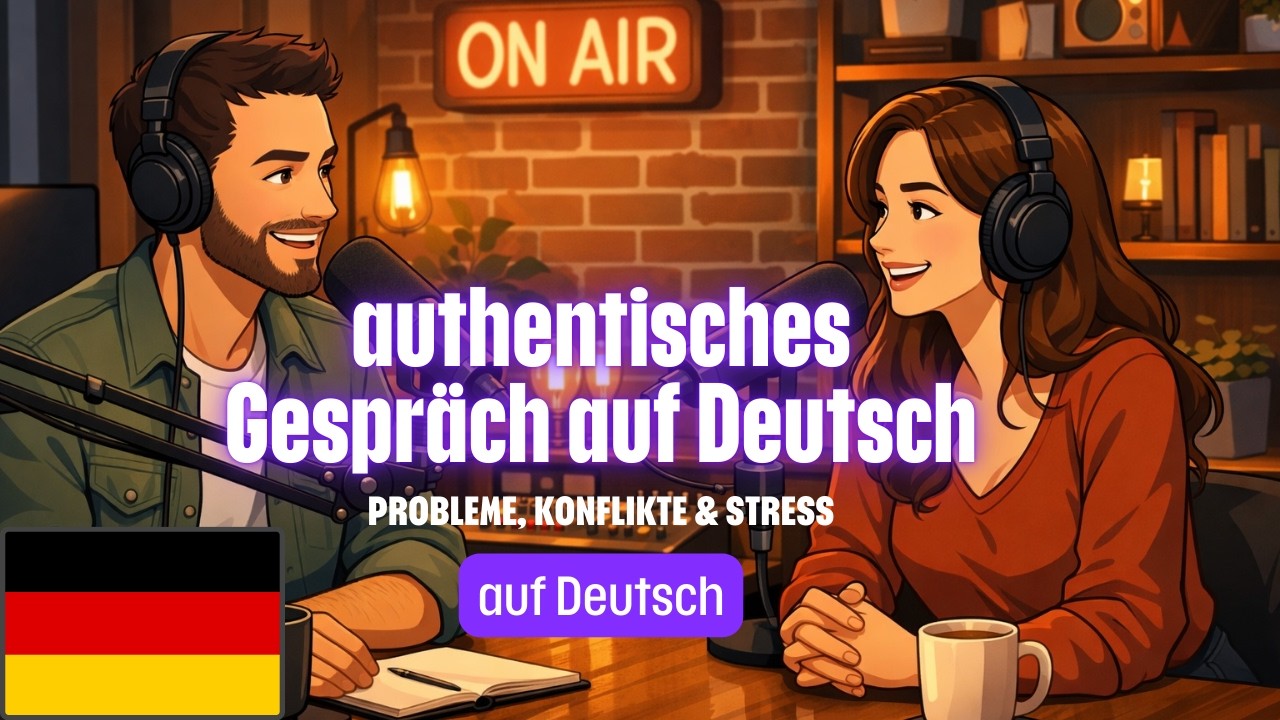 Deutsch Podcast A1–B2 | Über Gefühle, Konflikte & Lösungen sprechen