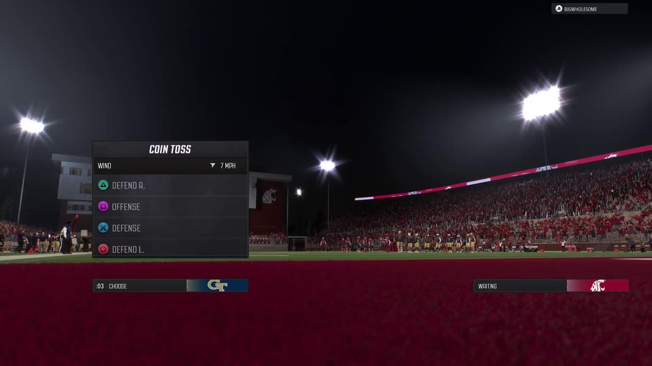 Elite LG 26 yr 1 CFP rd1 vs WSU