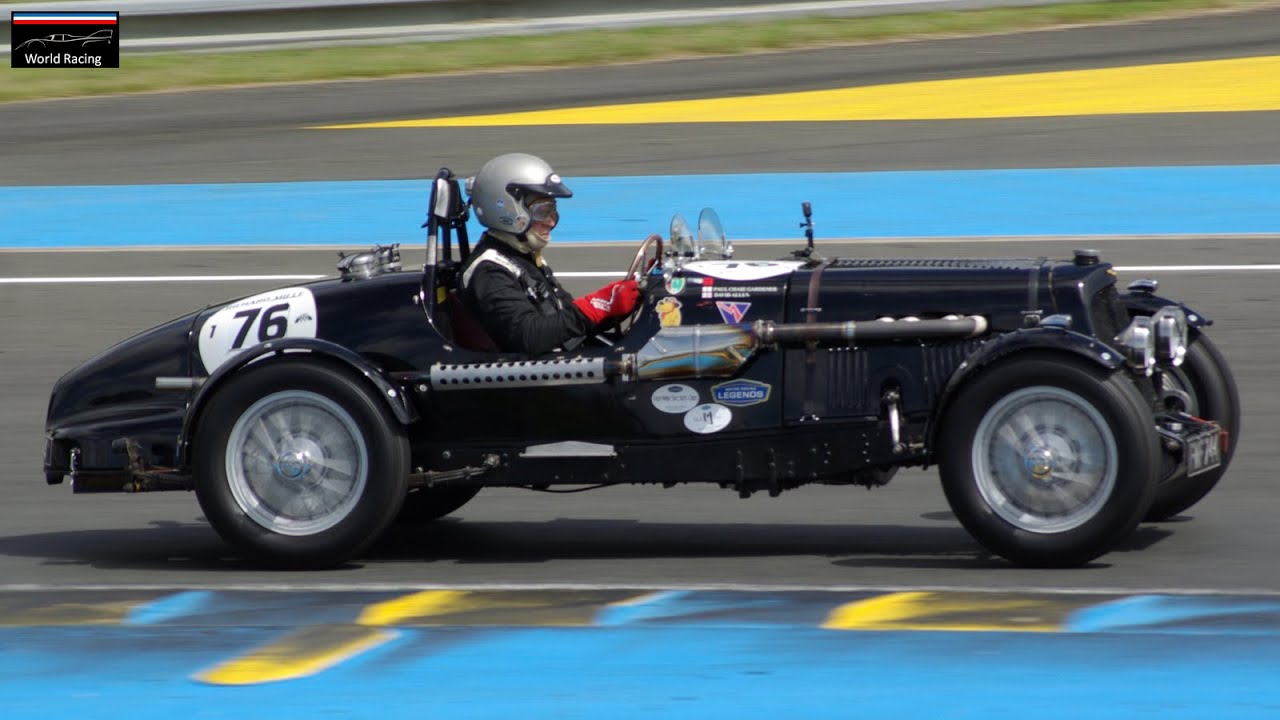 Aston Martin Speed Model | Pure Pre-War 4 cylinders Sound ! Le Mans Classic 2022