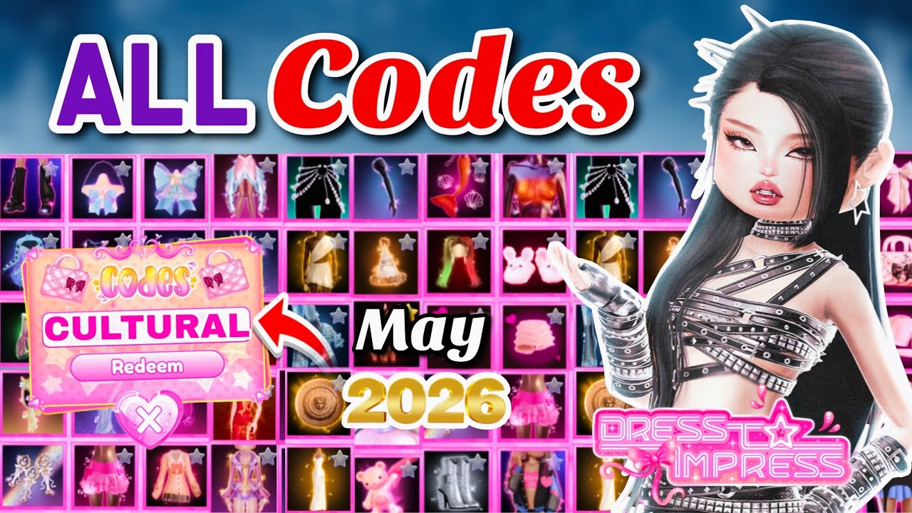 *NEW CODES* ALL THE WORKING CODES! MAY 2026 IN DRESS TO IMPRESS ROBLOX (Updated version)