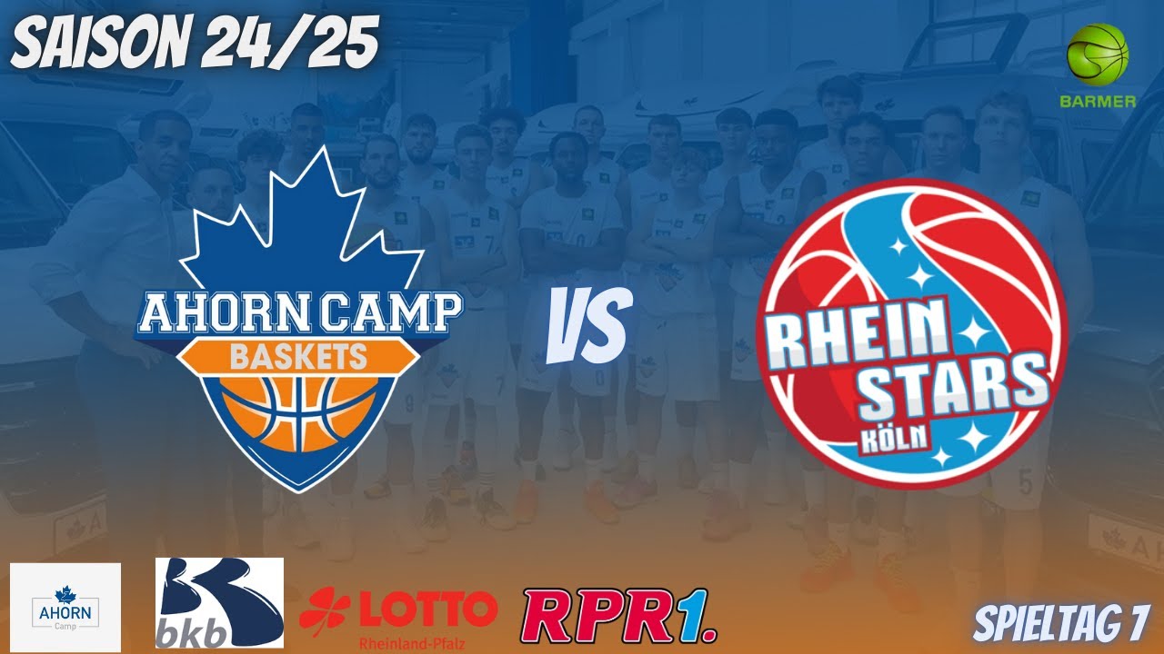 ProB Süd - Saison 2024/25- AHORN CAMP BASKETS SPEYER vs. RHEIN STARS KÖLN