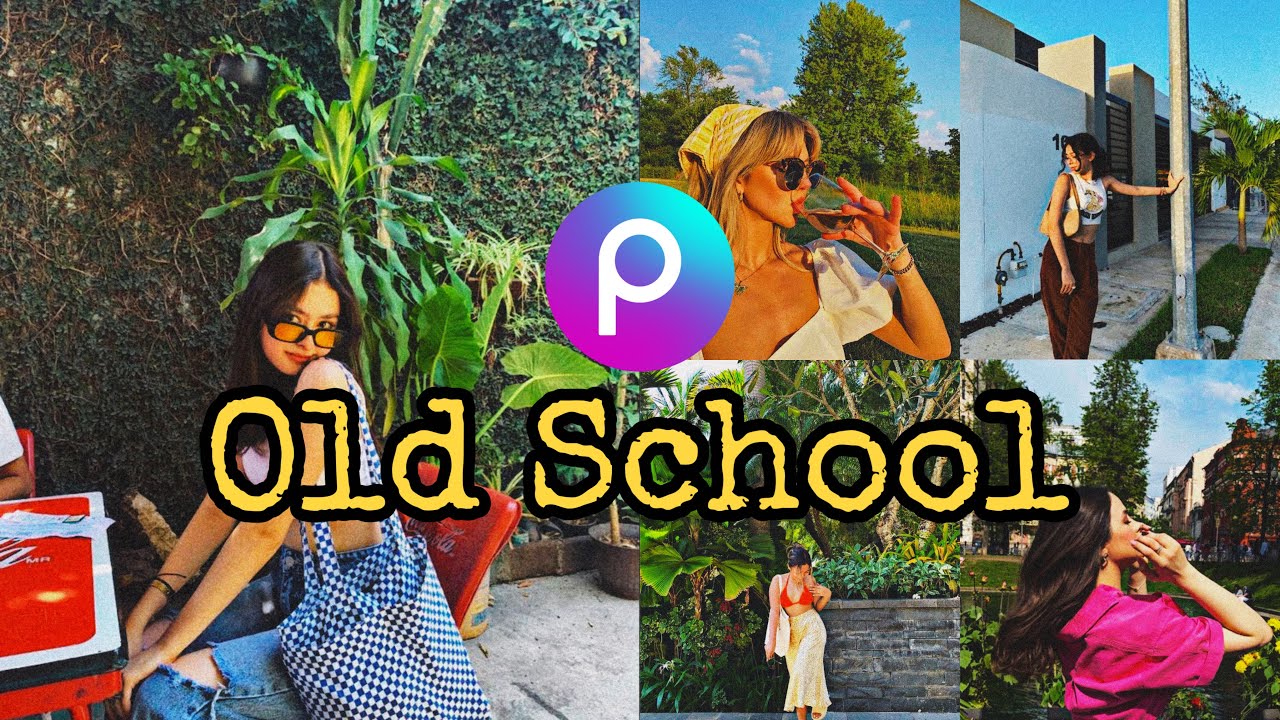 Old school picsArt filter | old school preset | vintage Aesthetic filter | Picsart filters