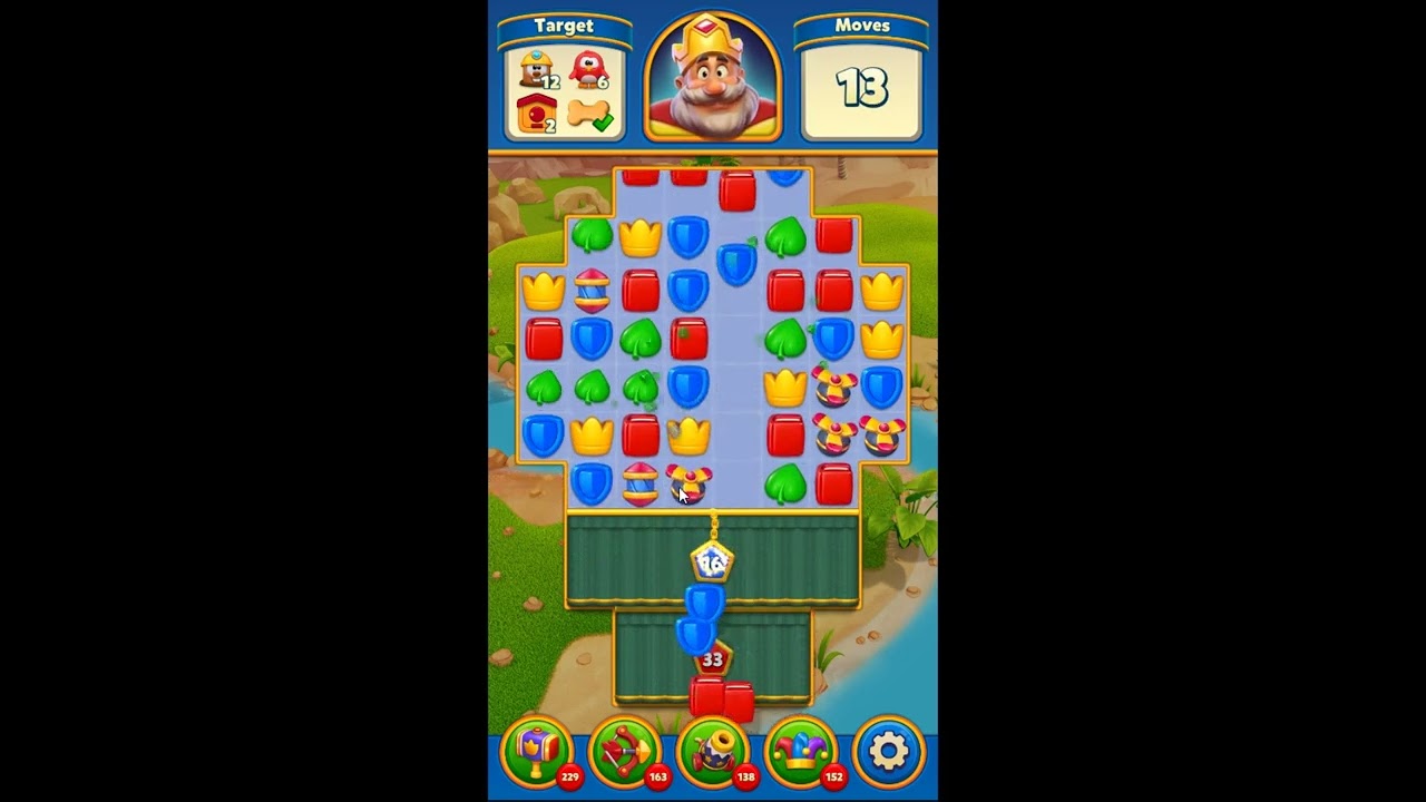 Royal Match Level 3682 - NO BOOSTERS GAMEPLAY 👑 | SKILLGAMING ✔️