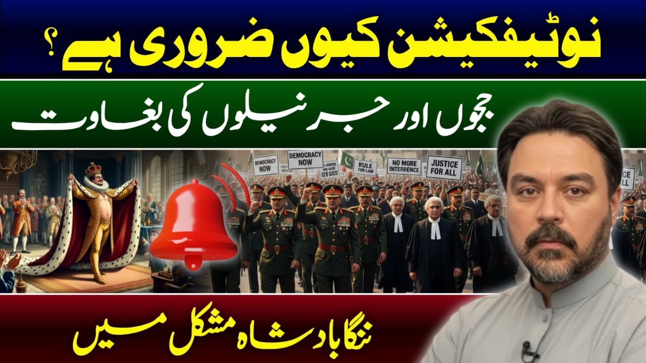 Notification Kyun Zaroori Hai? | Judges & Gernals ki Baghawat | Nanga Badsha in Trouble | Adil Raja