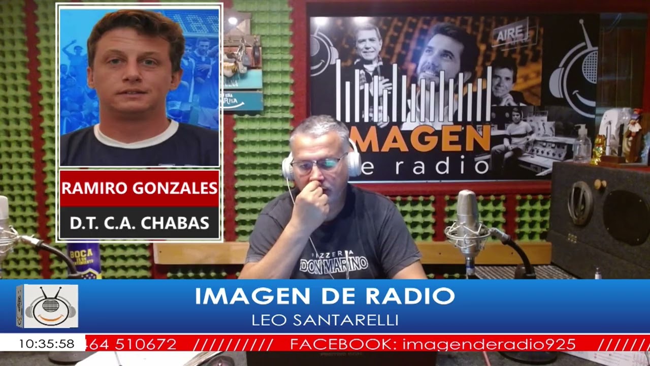 Ramiro Gonzales Director técnico del Club Atlético Chabás