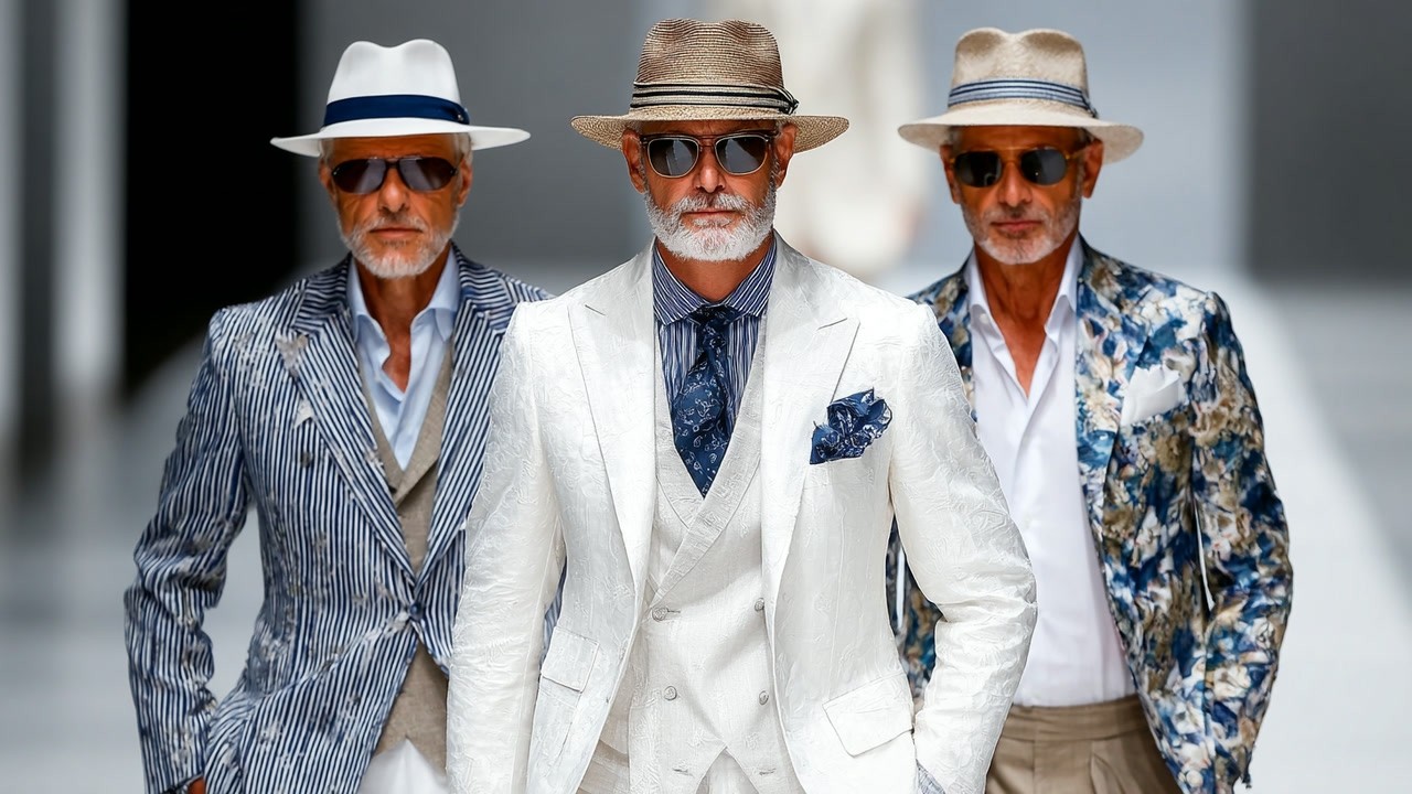 Giorgio Armani SS 2026 Menswear | Relaxed Elegance & Lightweight Tailoring for Men 60+