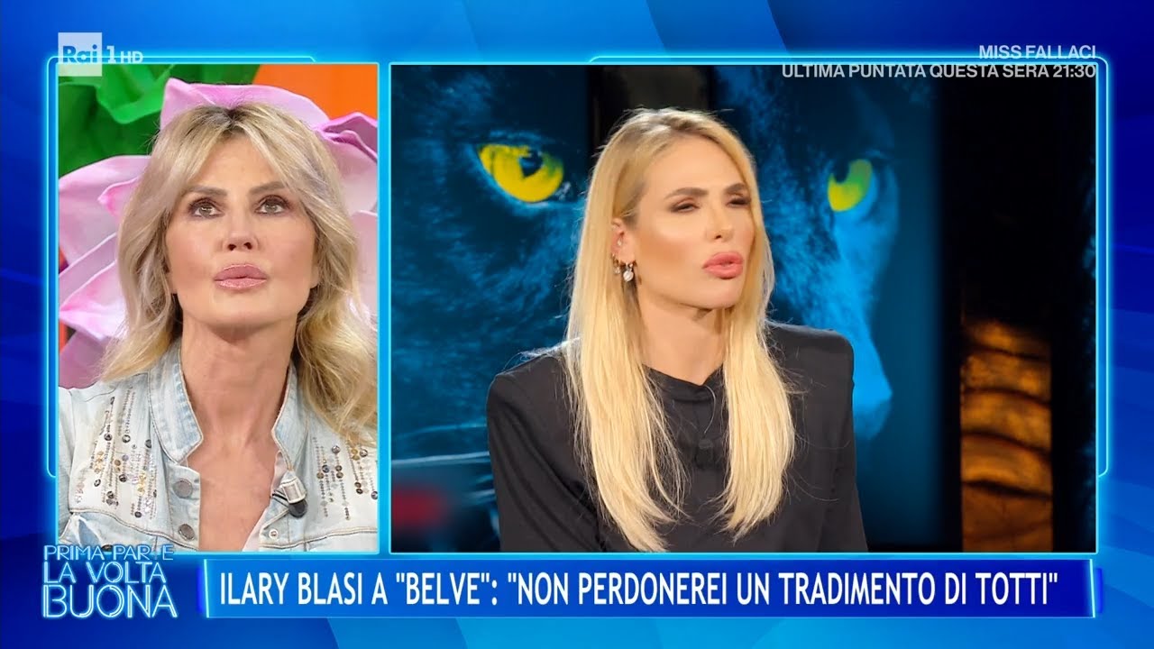 Ilary Blasi a Belve: 