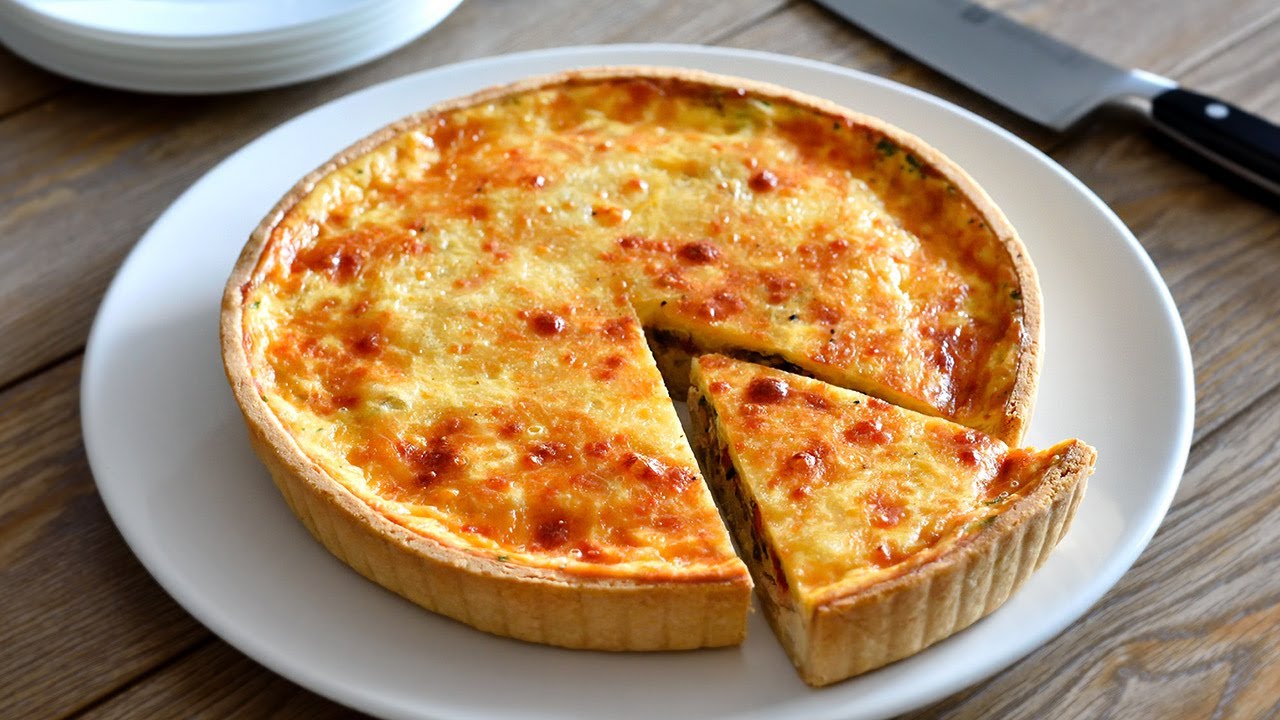 Tarta cu pui / Quiche cu pui (CC Eng Sub) | JamilaCuisine