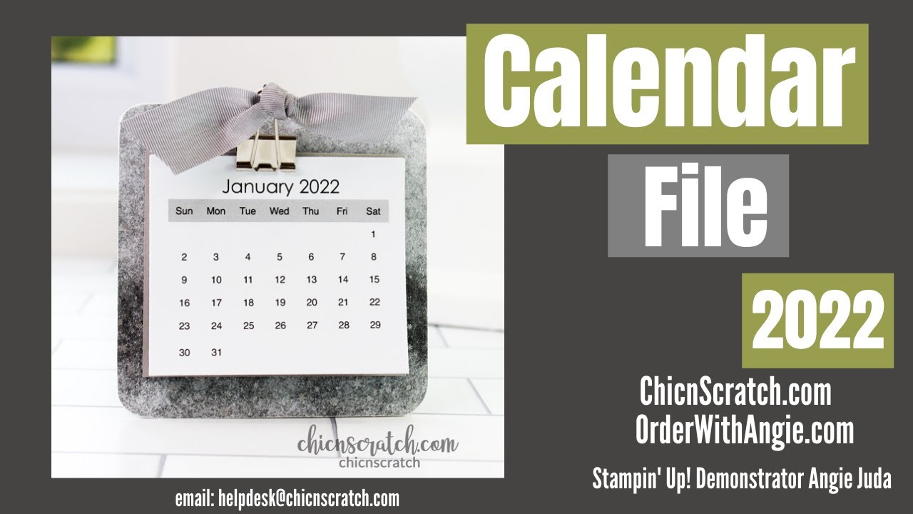 How to Cut Calendar File 2022