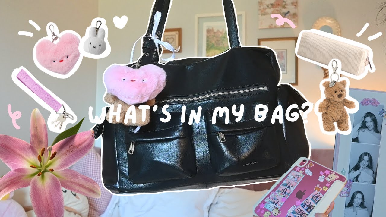 what's in my uni bag 🌷 Samo Ondoh Utility Bag