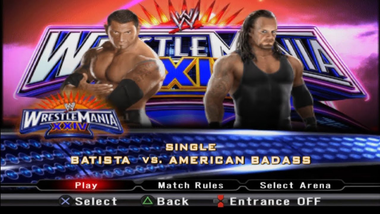 Batista vs American Badass 🔥 Epic Showdown | WWE SmackDown vs Raw 2009 PS2 Gameplay