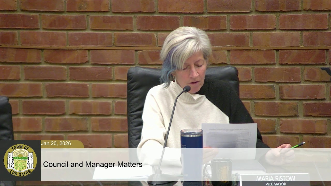 Town Council Meeting / January 20, 2026 / 7:00 PM