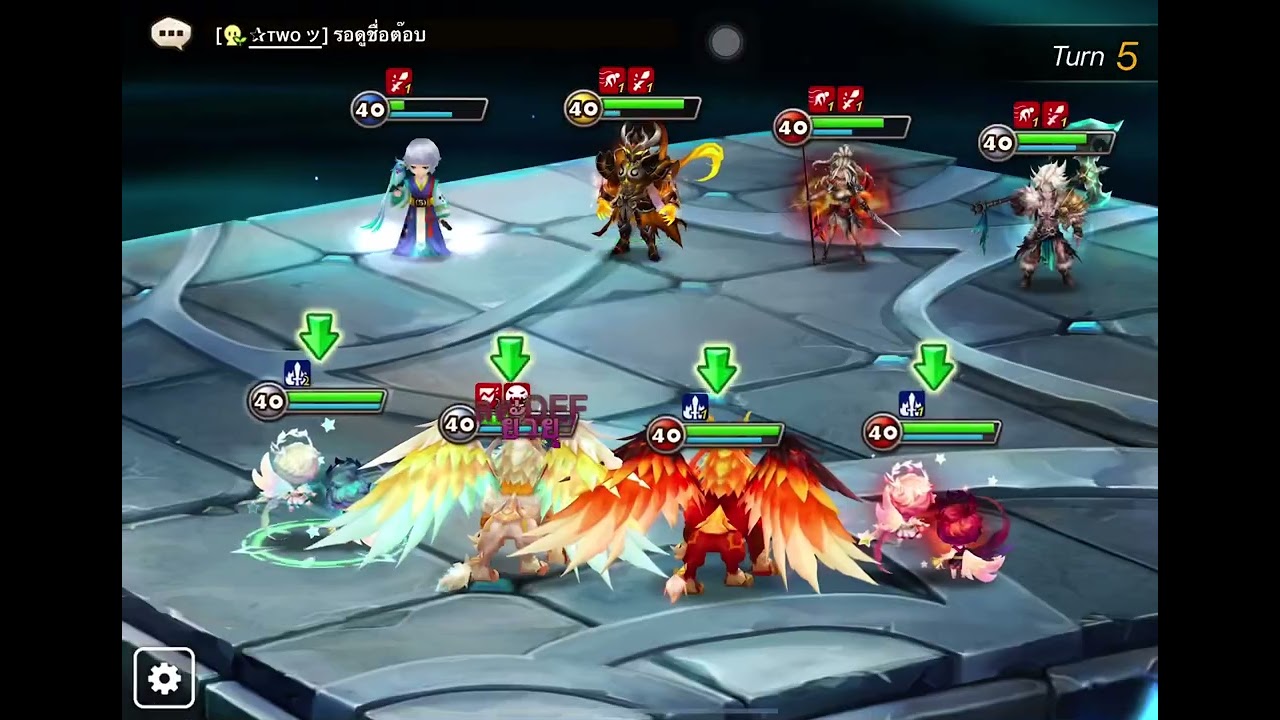 Summoner war battle stage 40 ⭐️3star [ Smw สนามฝึกต่อสู้ด่าน 40] Mock battle 40 #smw