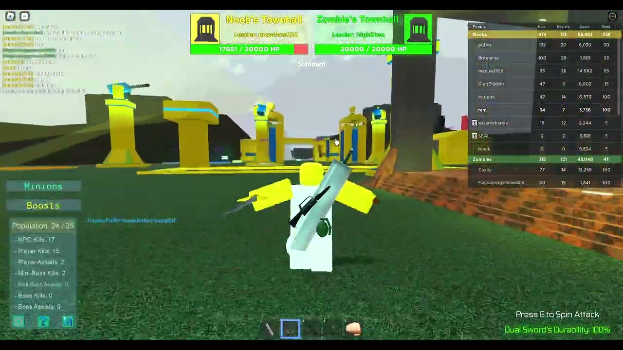 NVZT2 High assembly match | Noob vs Zombies Tycoon 2