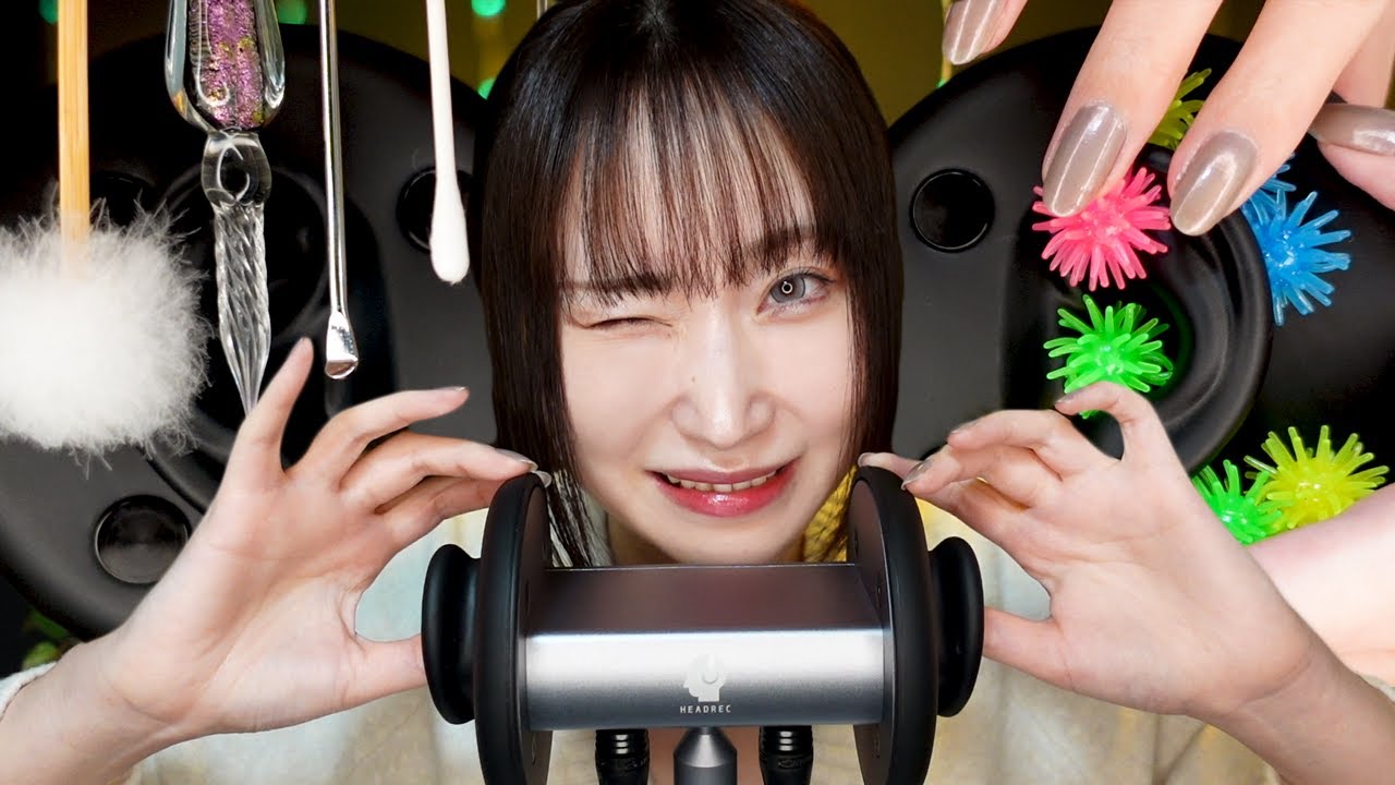 【ASMR】あなたはどこまで耐えられる❓刺激Lv1〜9の最強耳かきと耳マッサージ