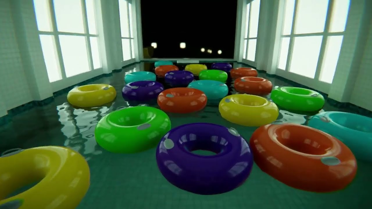 POOLS Part 6 - Liminal Space Horror Gameplay (no talking)