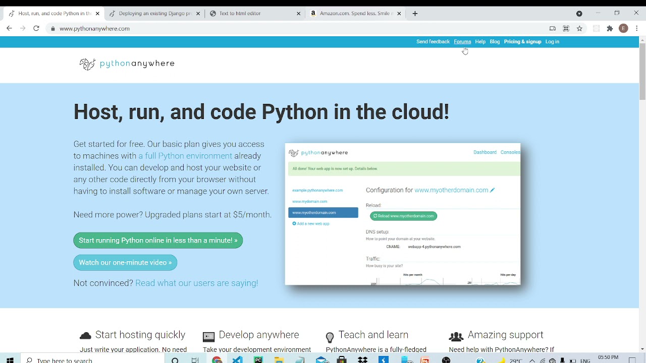 Hosting Website on Pythonanywhere.com With Security #akshdesai