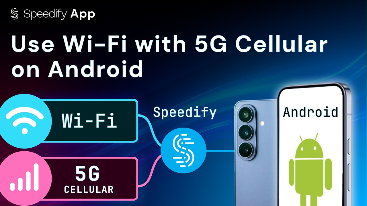 How To Combine Wi-Fi + 4G / 5G Cellular on Android... and get the FASTEST Internet!