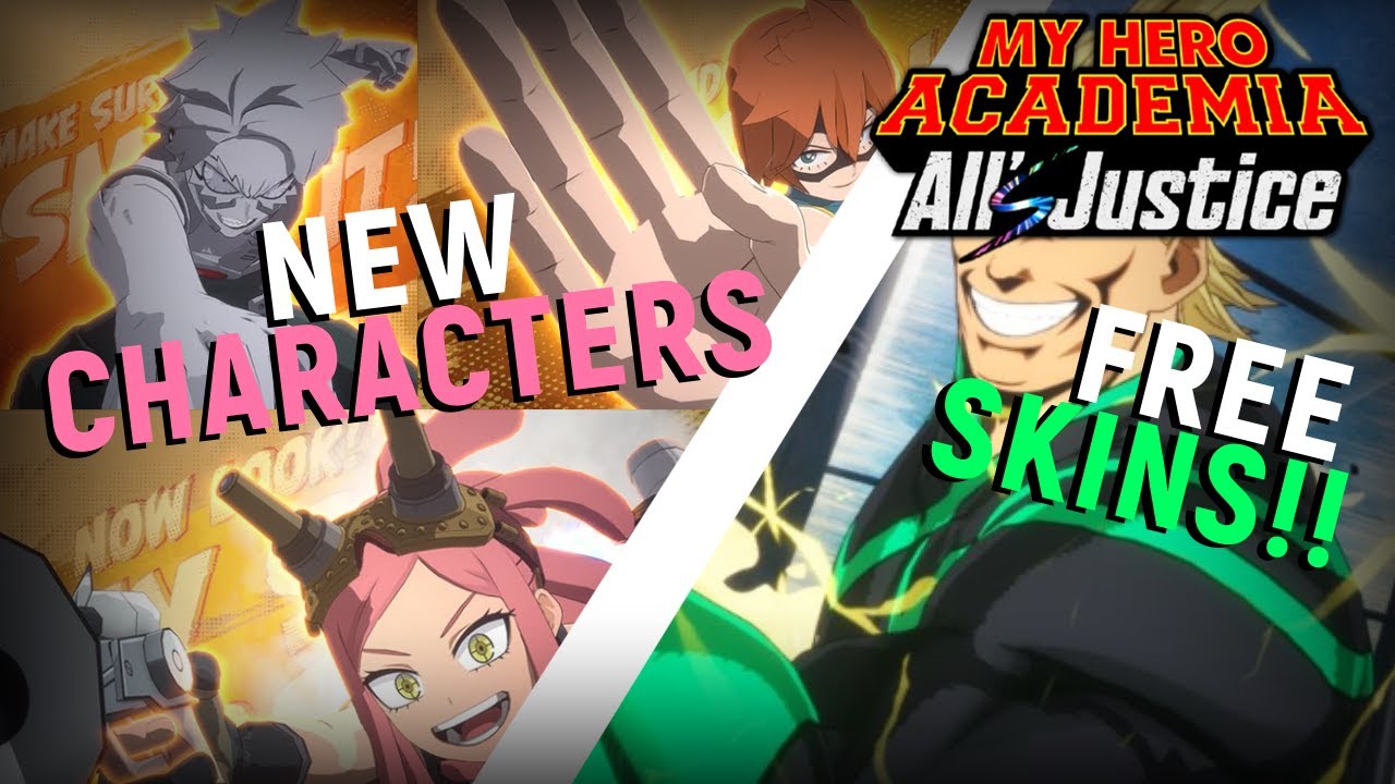 MORE CONFIRMED CHARACTERS AND FREE SKINS FOR ALL'S JUSTICE