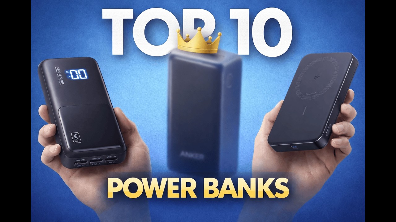 ✅ TOP 10 Power Banks for Professionals (2026) | Laptop + Phone Chargers Ranked