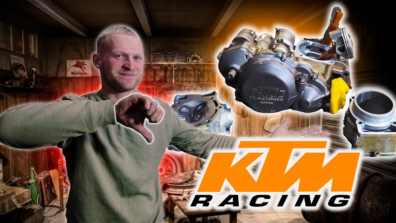 KTM 400 remontas: garažo kronikos – 1 dalis 🔧 Motociklo vožtuvo keitimas ir remontas garaže