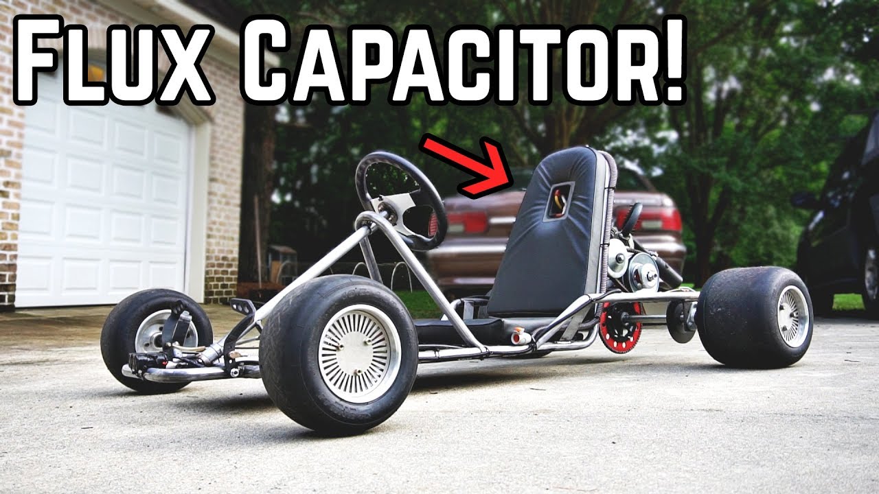 Go Kart to Time Machine Transformation! Delorean Go Kart Build