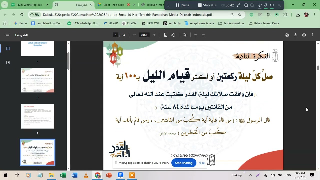 Ide Emas Amalan amalan 10 hari terakhir Ramadhan