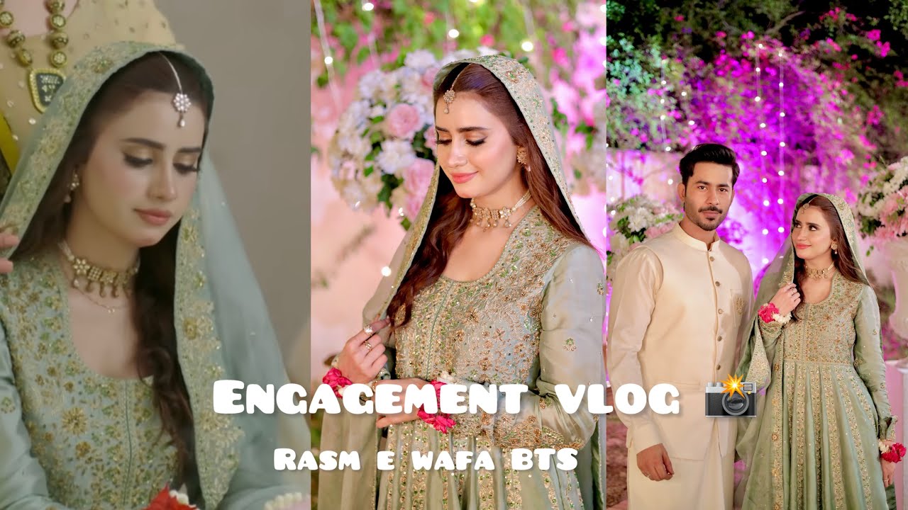 Engagement vlog 🤭 | Aisha Afridi | Rasm e wafa | bts 