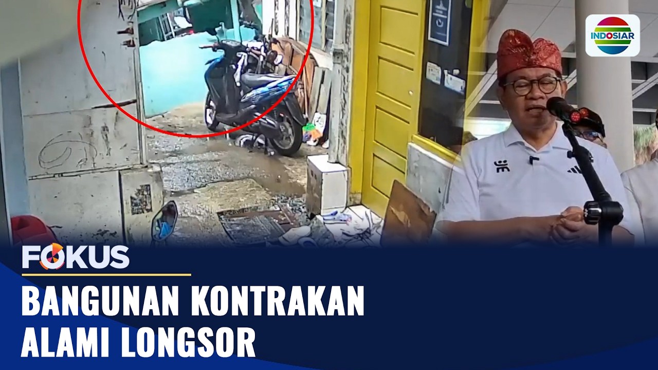 Bangunan Kontrakan Alami Longsor | Fokus